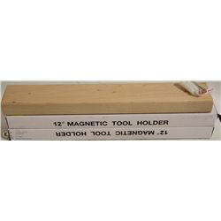 LOT OF 2 NEW 12" WOODEN MAGNETIC TOOL