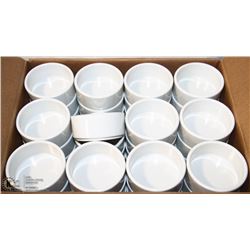 LOT OF 48 NEW 4OZ MELAMINE RAMEKINS
