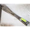 Image 1 : LOT OF 2 NEW 22" FRENCH WHIPS, 18/8 SS