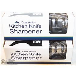 LOT OF 2 NEW DUAL ACTION KNIFE