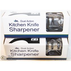 LOT OF 2 NEW DUAL ACTION KNIFE