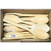 Image 1 : LOT OF 36 NEW 9.5" WOODEN SPOONS