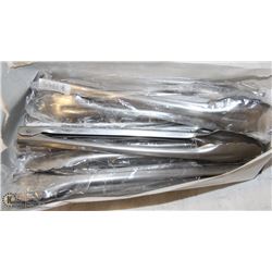 LOT OF 12 NEW 12" SS EXTRA HEAVY DUTY TONGS
