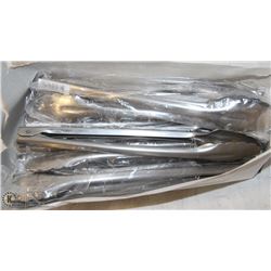 LOT OF 12 NEW 12" SS EXTRA HEAVY DUTY TONGS