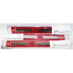 LOT OF 3 NEW 10" SLICING KNIVES