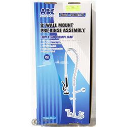 NEW 8" WALL MOUNTED PRE-RINSE ON CHOICE