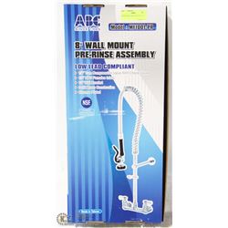 NEW 8" WALL MOUNTED PRE-RINSE ON CHOICE