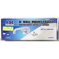 NEW 8" WALL MOUNTED W/12" SWING