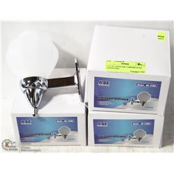 LOT OF 4 NEW ABC CHROME SOAP DISPENSERS