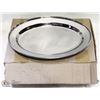 Image 1 : LOT OF 12 CHROME PLATED 11 3/4" OVAL PLATTERS