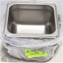 LOT OF 3 NEW 1/3 SIZE SS INSERTS