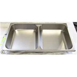 NEW FULL SIZE 2.5" DEEP TWO SECTION INSERT