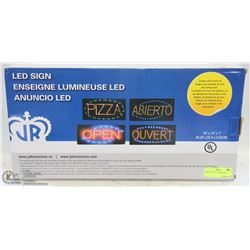 NEW LED PIZZA SIGN 19" X 10"