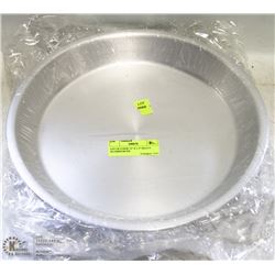 LOT OF 6 NEW 12" X 1.5" HEAVY ALUMINUM PIE