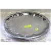 Image 1 : LOT OF 6 NEW 18" IRON PLATTERS, CHROME PLATED