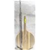 Image 1 : 19" ROUND WOOD PIZZA PEEL AND