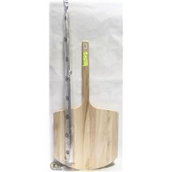 NEW 18" TAPERED WOOD PIZZA PEEL AND