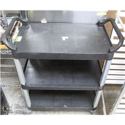 NEW 31" X 16" BUSSING 3 TIER CART ON CHOICE