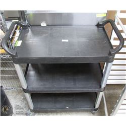 NEW 31" X 16" BUSSING 3 TIER CART ON CHOICE