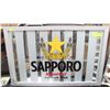Image 1 : SAPPORO PREMIUM BEER SIGN 28"X18"