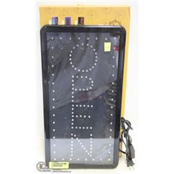 LED OPEN SIGN, VERTICAL 19"X10"