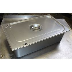 ME#10, STAINLESS STEEL FOOD PAN FULL SIZE 6" DEEP