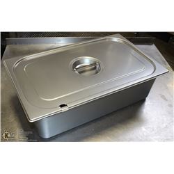 ME#10, STAINLESS STEEL FOOD PAN FULL SIZE 6" DEEP