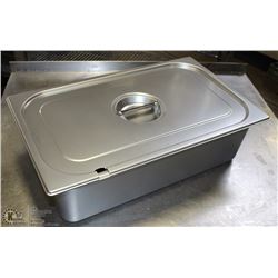 ME#10, STAINLESS STEEL FOOD PAN FULL SIZE 6" DEEP