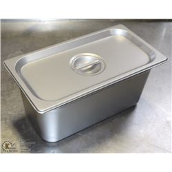 ME#7, STAINLESS STEEL FOOD PAN 1/3 SIZE 6" DEEP W/