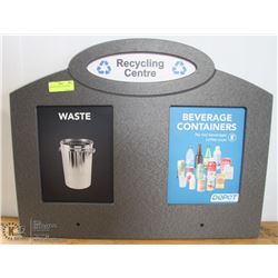 RECYCLE CENTER SIGN BOARD. ON CHOICE