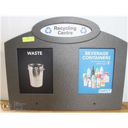 RECYCLE CENTER SIGN BOARD. ON CHOICE