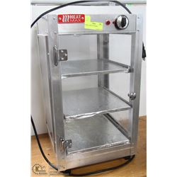 SMALL DISPLAY WARMER. 14 X 14 X 24
