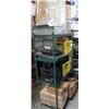 Image 1 : COMPLETE RACK FULL OF MISC. RESTARAUNT EQUIPMENT