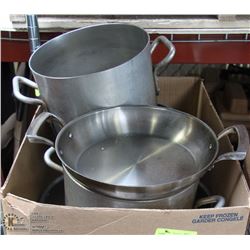 ASSORTED POTS AND PANS