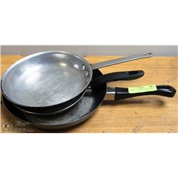 3 SMALL ASSORTED FRYING PANS
