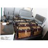 Image 1 : LOT OF ASSORTED RESTAURANT BENCHES
