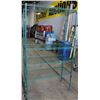 Image 1 : 4 TIER GREEN METAL RACK 42" X 74"