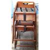 Image 1 : LOT OF 2 OAK WOOD HIGHCHAIRS.