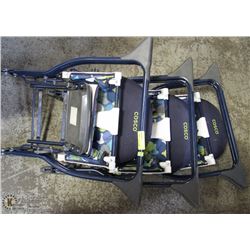 LOT OF 3 SMALL HIGH CHAIRS