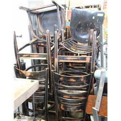 LOT OF APPROX. 14 HIGH BAR CHAIRS