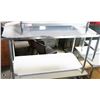 Image 1 : NEW STAINLESS WORK TABLE 30"X60"