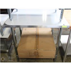 NEW STAINLESS WORK TABLE 30"X36"
