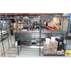 MULTI TIERED RACK 114" LONG X 24" WIDE