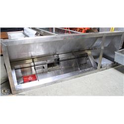 10' RANGE HOOD WITH GREASE  TRAPS,FIRE SUPPRESSION
