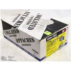 CASE OF GRIP-RITE 15-GAUGE 1/2" MEDIUM CROWN