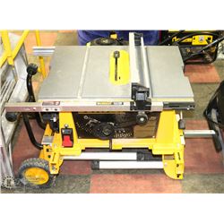 DEWALT DW744 PORTABLE TABLE SAW