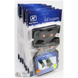 PK OF 8 SIZE 11.5-14 ICE CLEATS