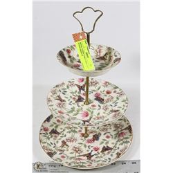 ROYAL TUDOR WARE 3 TIER CAKE STAND (MADE IN