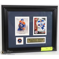 FRAMED TALYOR HALL OILERS COLLECTIBLE