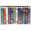 Image 1 : MOSTLY DISNEY VHS MOVIE FLAT OF 12
